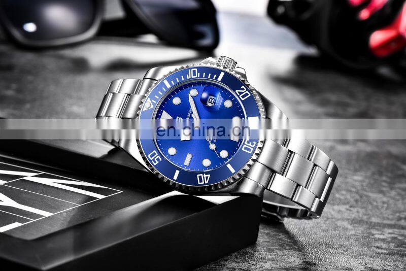 Pagani Design 1639 High quality men stainless steel watches analog custom logo water resistant automatic mechanical watch