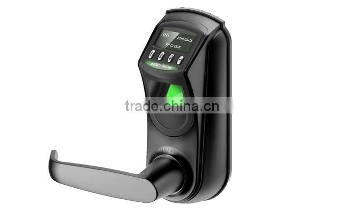 2016 New Zinc Alloy Biometric Fingerprint Door Lock for Wooden and Glass Door