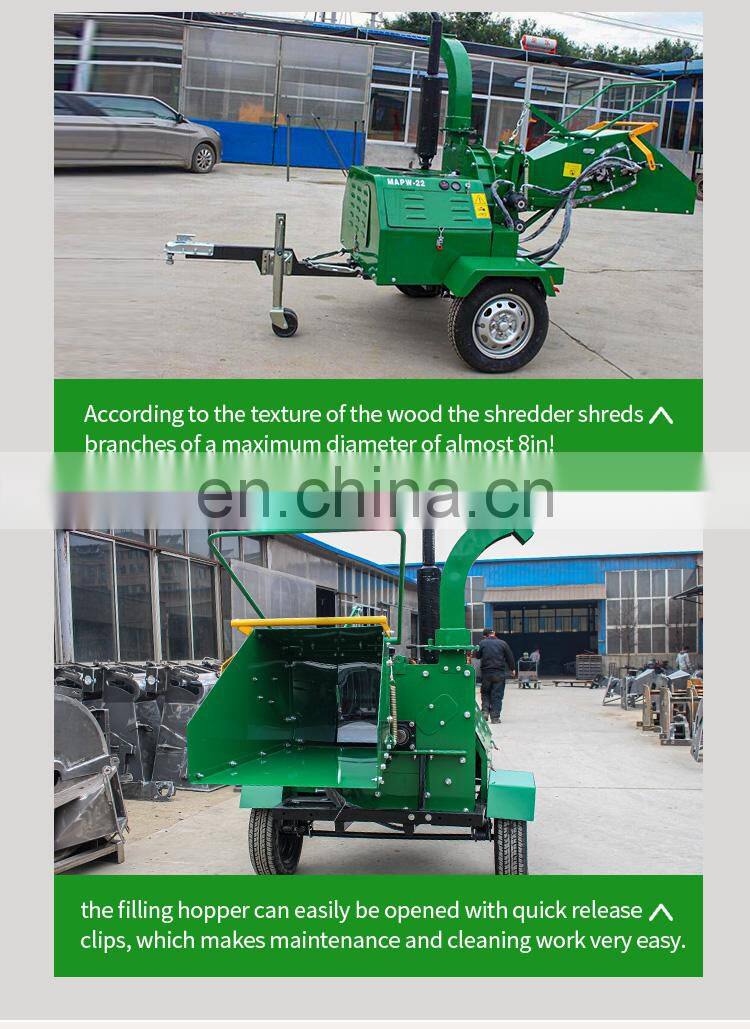 Trade Assured 22hp diesel wood chipper