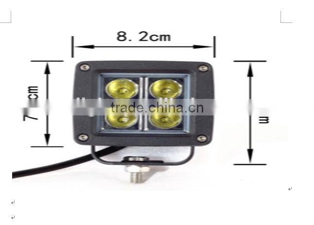 portable price with 16w led work light, led 16W car led lighting;
