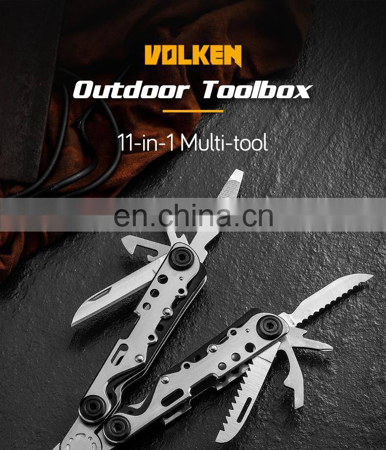 Multitool Fold the Pliers15 in 1 Portable Pocket Multifunctional Multi Tool with Pliers Knife for Outdoor Survival Camping