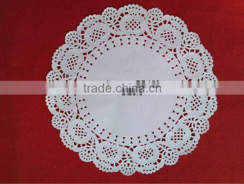 Round White Paper Doily,2012 Hot-Selling Lace Paper Doily