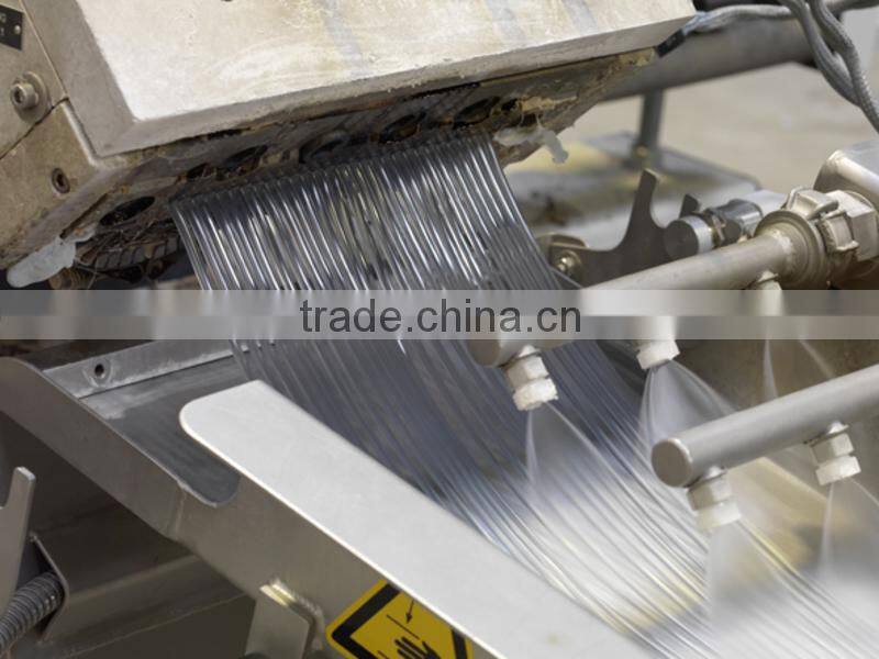 High torque gear box post consumer pp pe plastic exhausting pelletizing machine