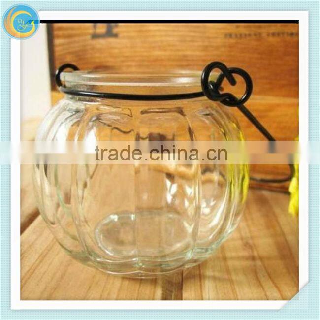 Fashionable Candle In hanging Glass Holder