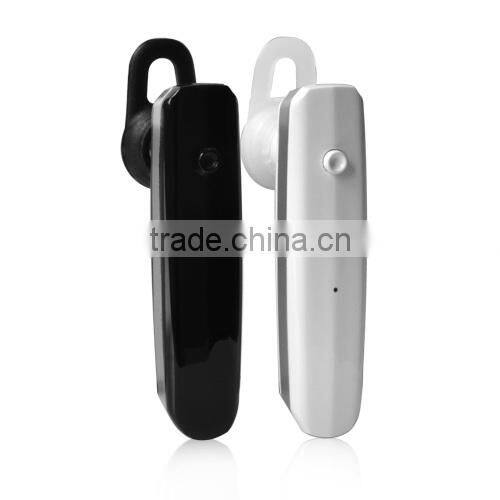 White stereo bluetooth headset withcapacty show- G29