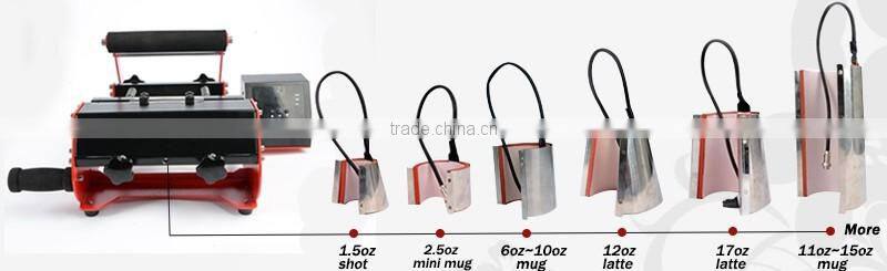 Best Price 6 in1 Multifunction Mug Heat Press Transfer Machine