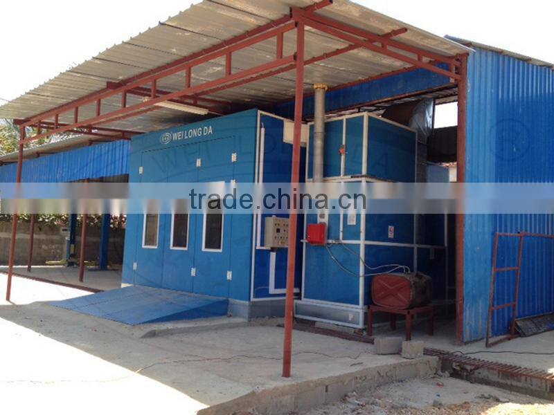 Weilongda Spray Booth, WLD8400 CE Certificated Water Based Car Paint Booth, Car Painting House
