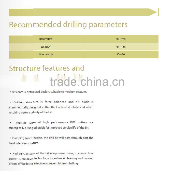 API-7-1 Standard PDC drill bit