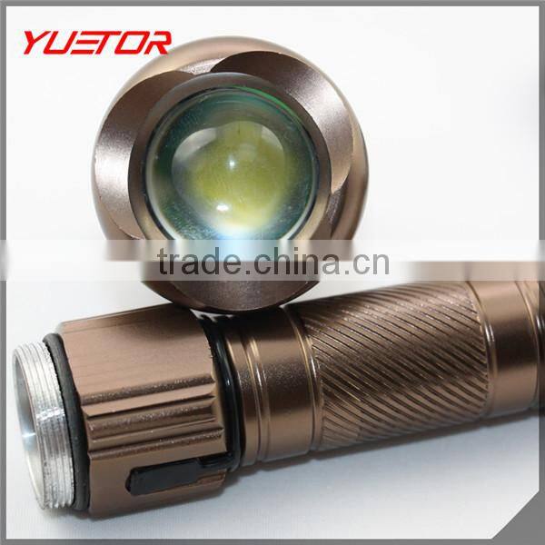 Hot sale high power rechargeable CREE T6 LED Flashlight torch