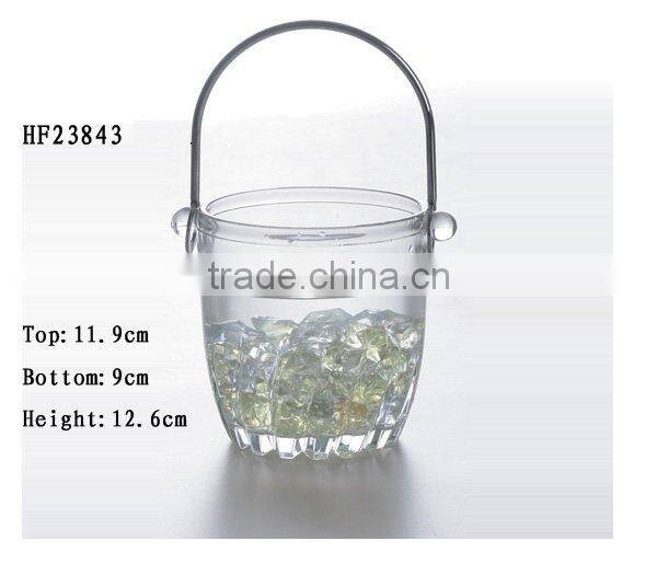 hotel glass ice bucket