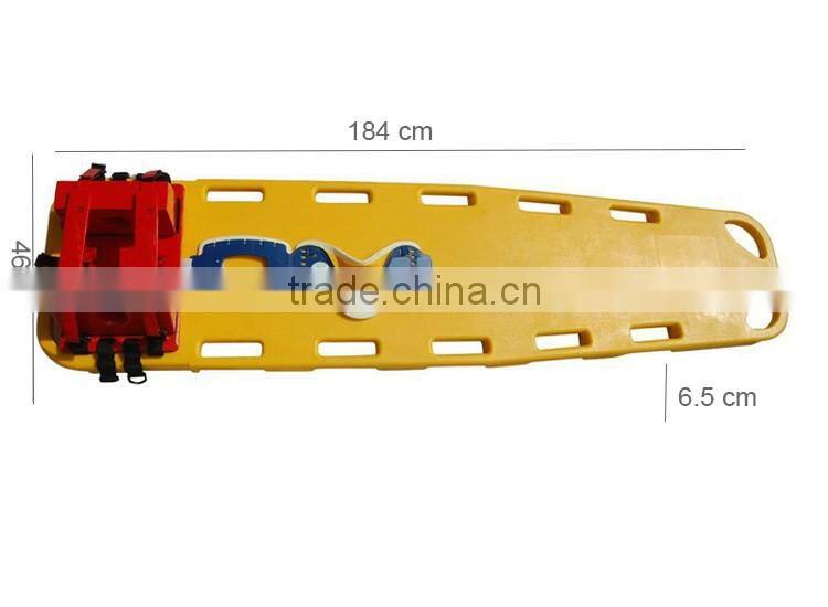 Can float on water of LLDPE Cervical spine immobilization