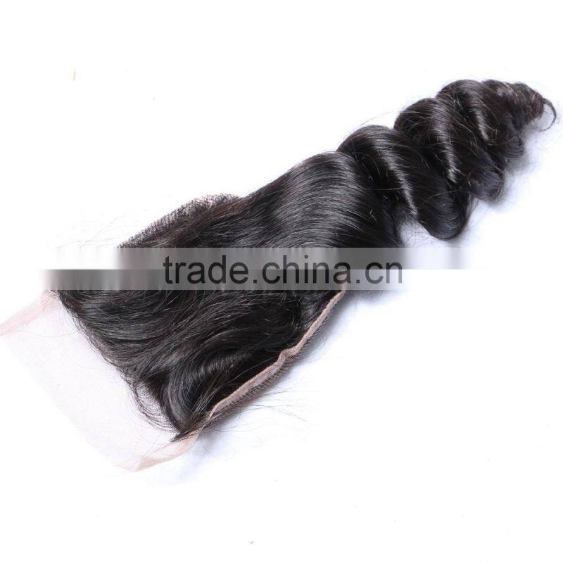 Peruvian hair overnight shipping hair with frontal closure loose wave frontal