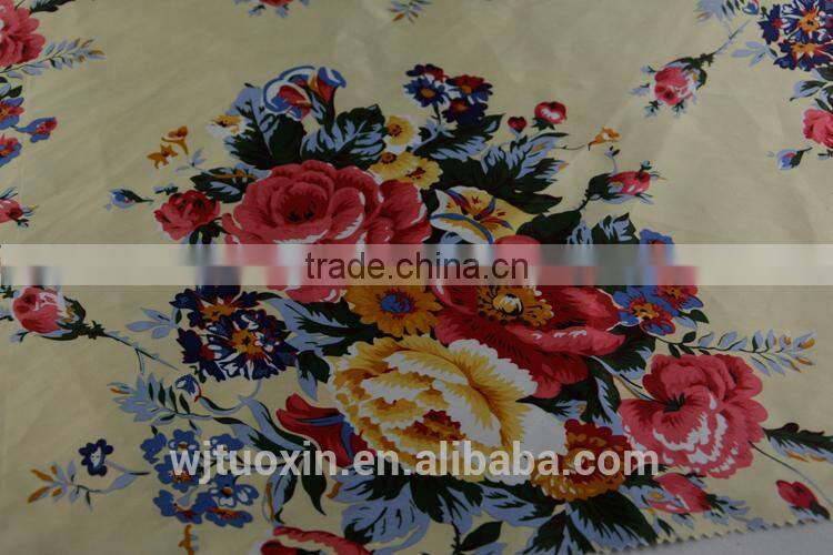 wholesale printed fabrics curtains stretch satin chiffon bed sheets home textile lycra