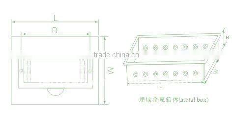 TSM-45ways Flush Type Distribution Box(Electrical Distribution Box,Plastic Enclosure)