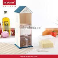 D610 hot sale plaid spice holder kitchen oil containers condiment dispenser