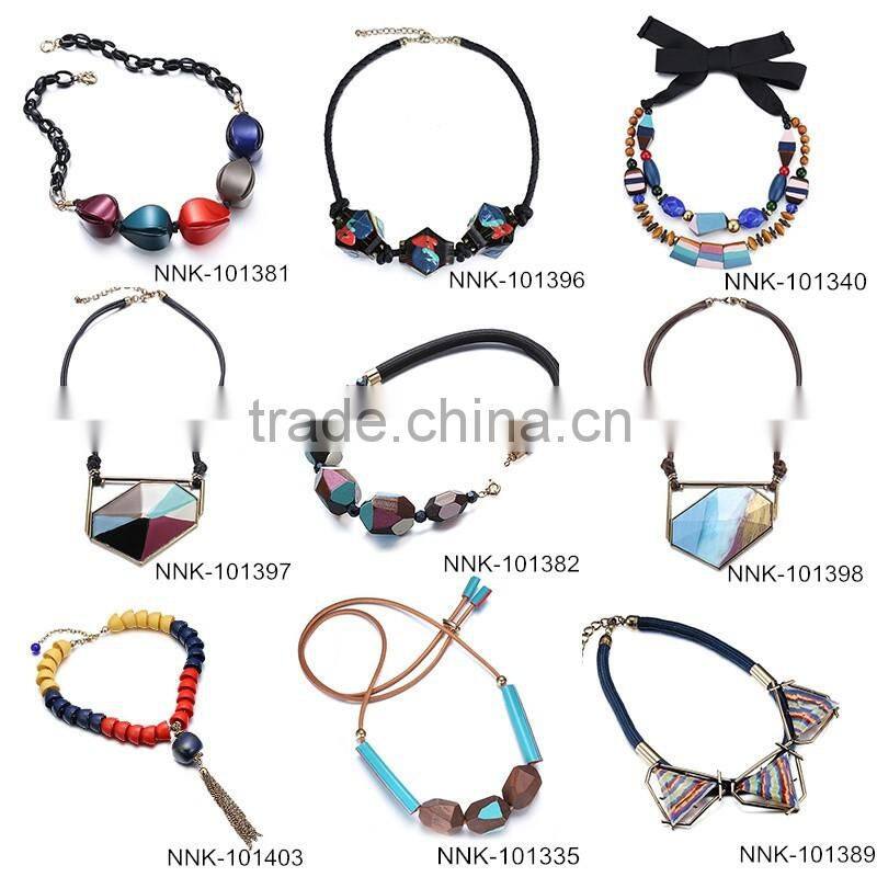 Wholesale High Quality Fancy Handmade Indian Statement Necklace 2016