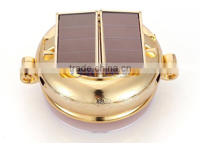 90mm DIA Round Luxury Jewelry Necklace Exhibition Solar Show Stand Platform