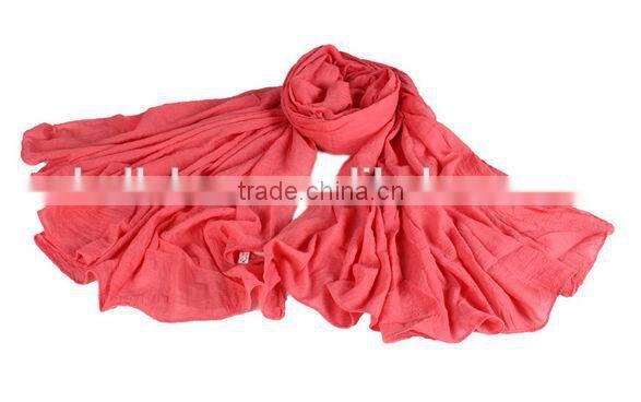 14 Colors in Stock Fashion Women Lady Cotton & Linen Pashmina Scarf Wholesale