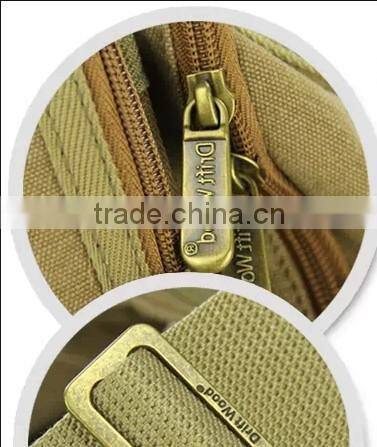 2016 Wholesale cheap men sports canvas waist bag/belt bag