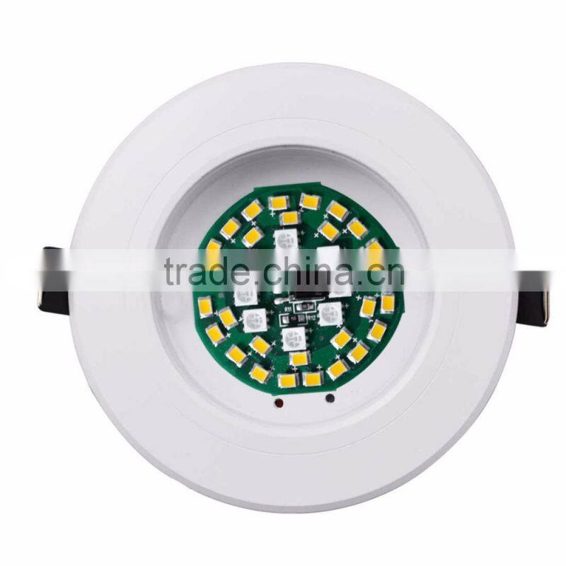 10w rgbw led recessed dimmable downlight