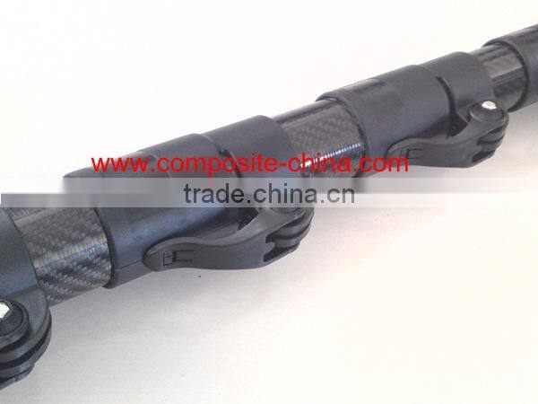 Light weight glass fiber Aerial photography telescopic pole