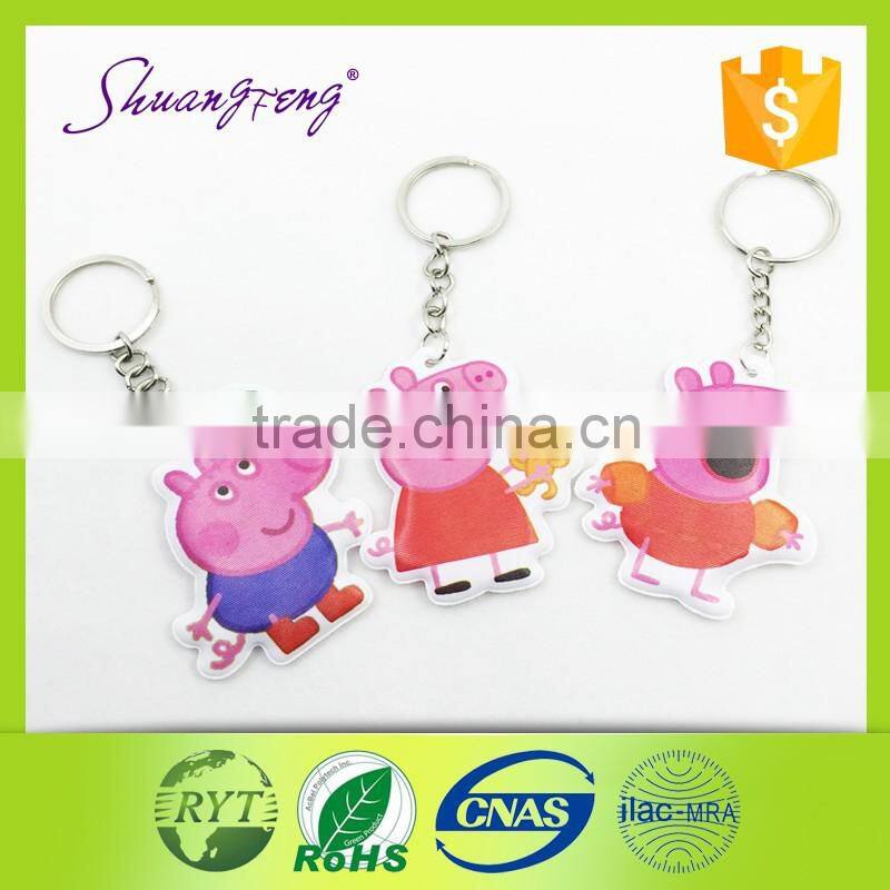 Most popular PVC keychain custom logo wholesale keychain
