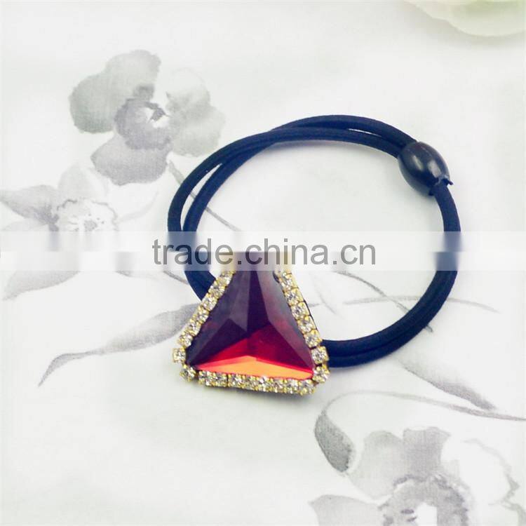 Round Rhinestone Hair Accessories Hair Ring Hair Rope