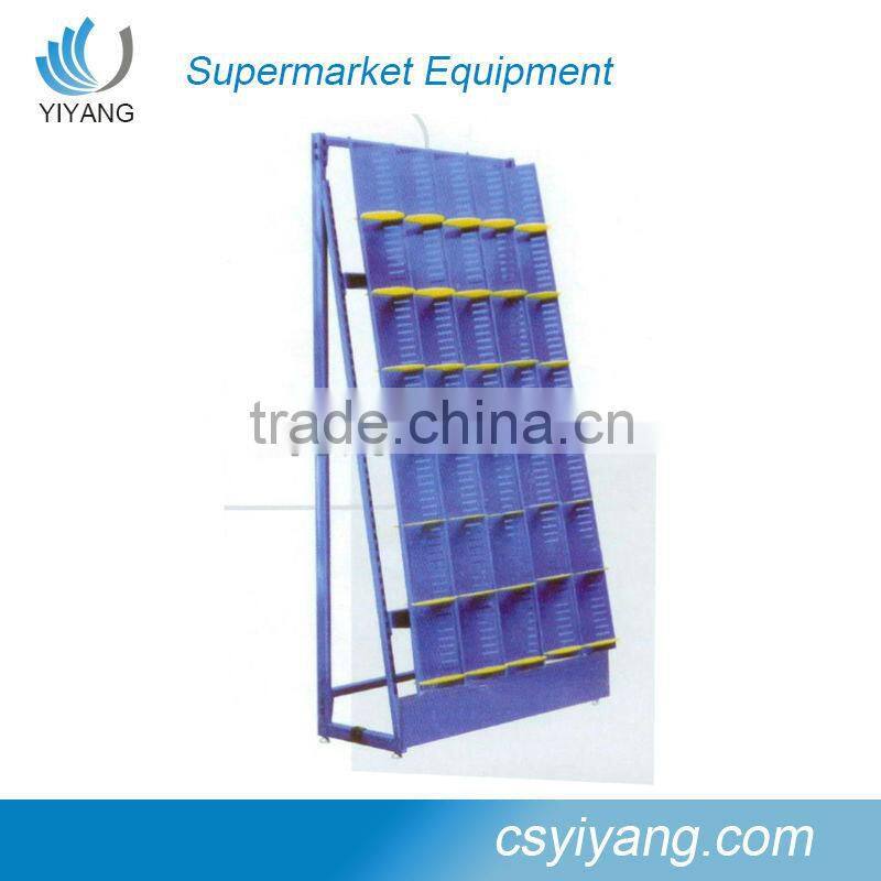 metal magazine display shelf