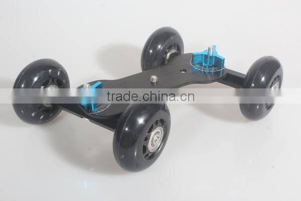 Table Top Dolly Mini Car Skater Track Slider Super Mute for DSLR Camera Camcorder Video