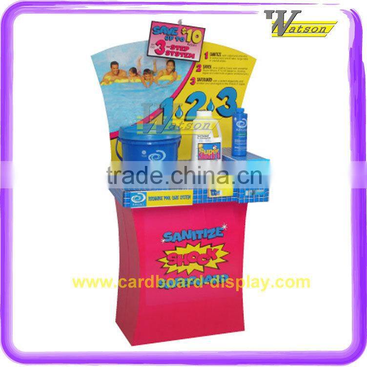 Durable supermarket promotion daily items Cardboard Display Shelf