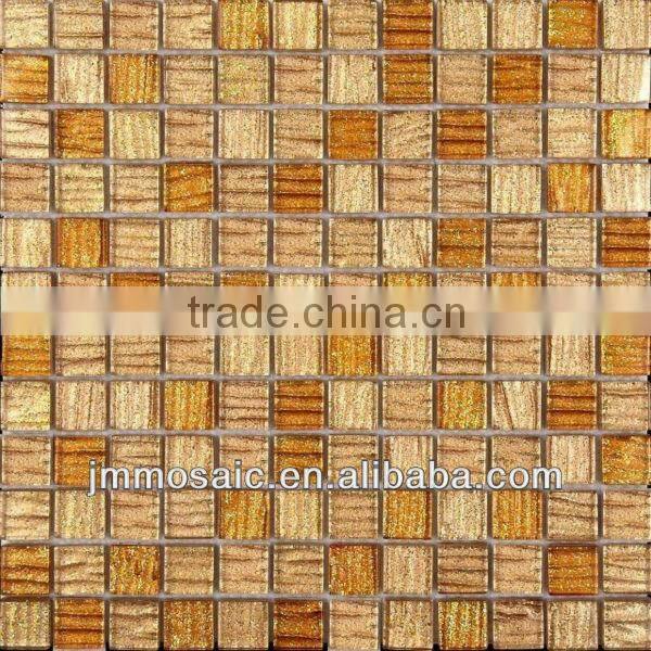 MOSAIC Metallic Glass Mosaic Tile 23x23x8mm