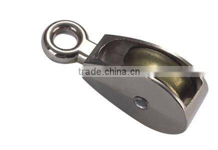 Marine stainless steel Single pulleys swivel eye block/ Schwenkauge Block