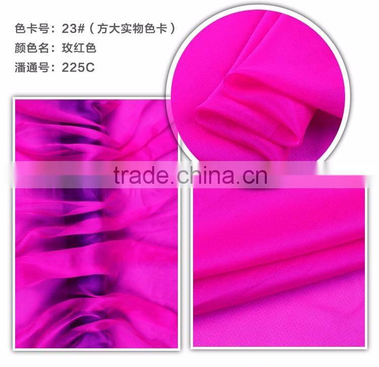 new multi-colored silk chiffon 5mm by the yard