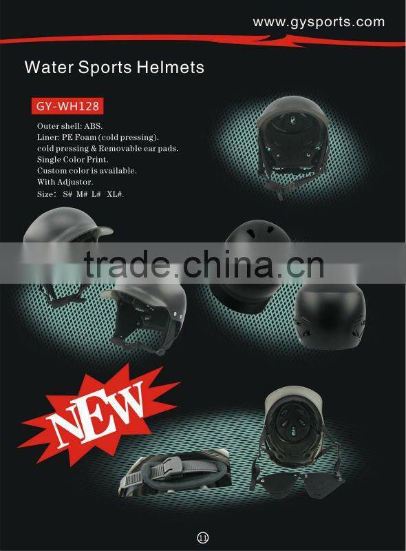 2015 Hot one colorful comfortable Climbing helmets with PC outer shell impact-resistant EPS double-sided velvet Adjustable bla