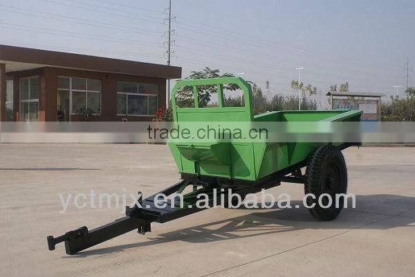 New condition small Farm trailer for walking tractor Box trailer