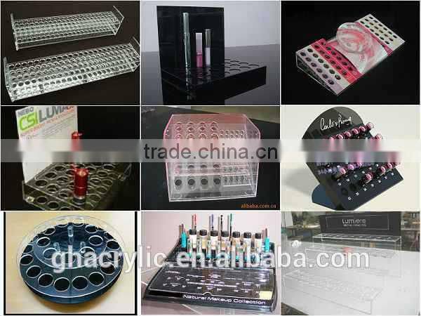 Rotating charming clear acrylic photo frame free standing lucite photo frame