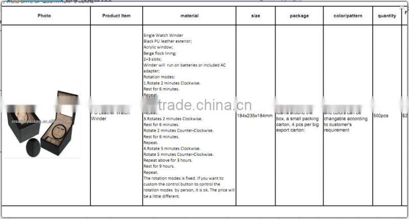 Ancients automatic Wooden Double Watch Winder