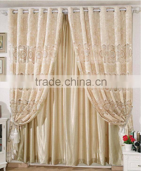 Super quality new products embroidery fabric shower curtain