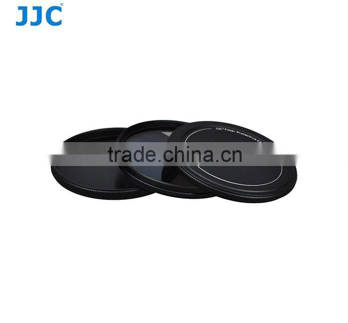 JJC 46mm Metal Screw-In Lens Cap Filter Stack Strorage Case for Camera Filter
