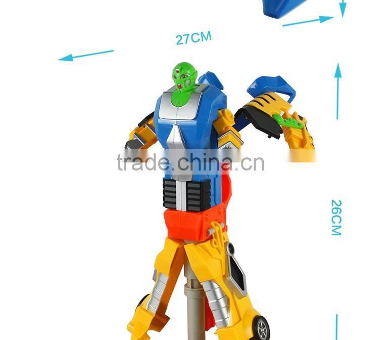 Fantastic kids playing deformable robot toy nerf gun bullets