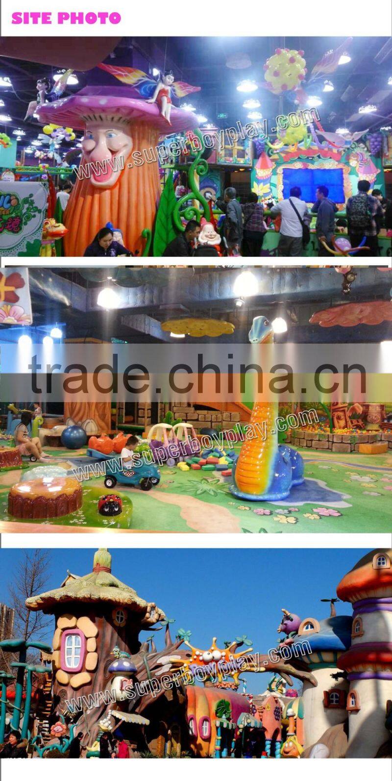 Kids inflatable fun city amusementpark w-157-30a