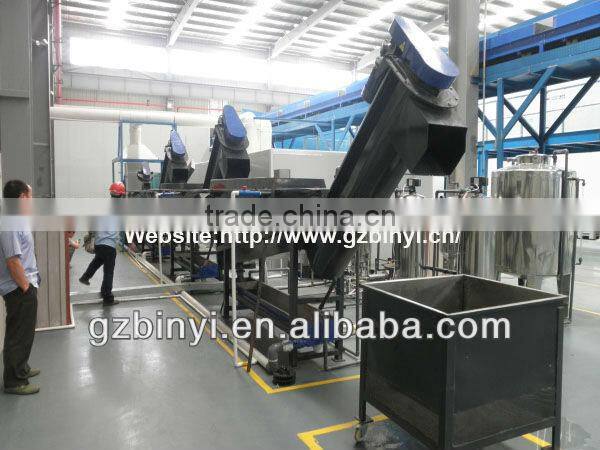Scrap plastic recycling machine scrap / LCD computers TV screens recycling production line