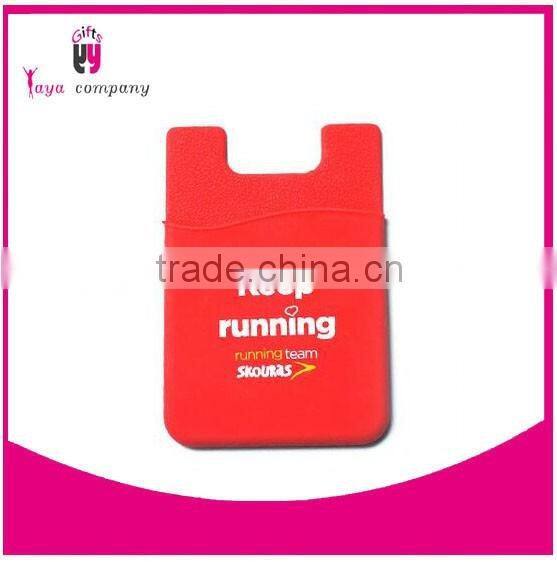 silicone phone card holder phone card wallet