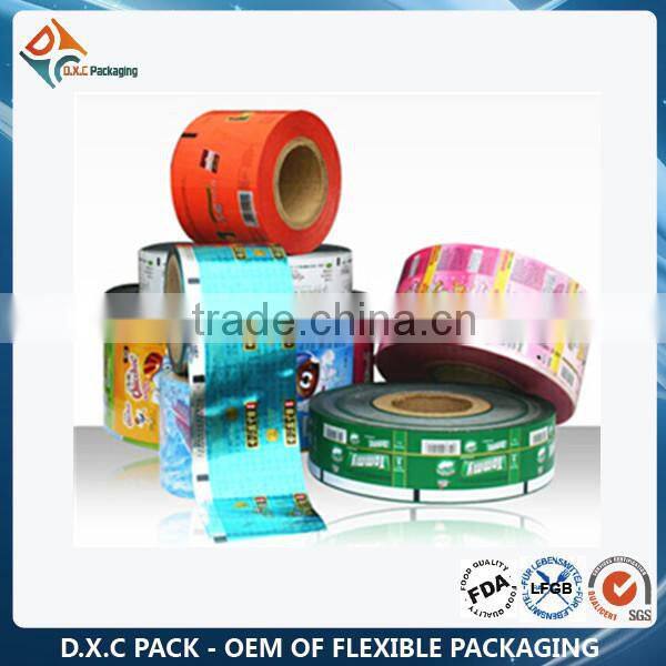 Rewind Laminated Roll Film For Packing Shampoo Liquid