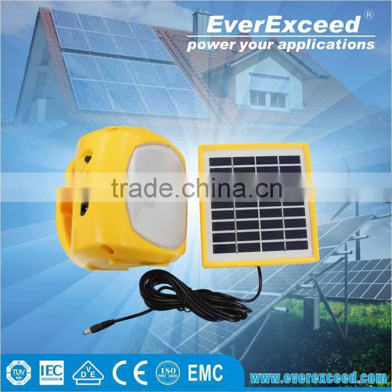 EverExceed reliable quality portable solar home system for outside solar lighting