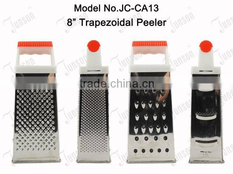 8" Vegetables Scrape Plane/Trapezoidal Fruits and Vegetables Rutter/Stainless Steel Peeler