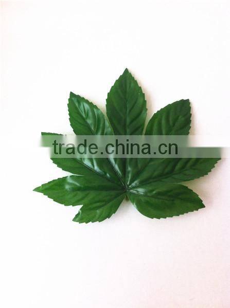 China Natural decorative artificial hanging plam tree leaves with happy price