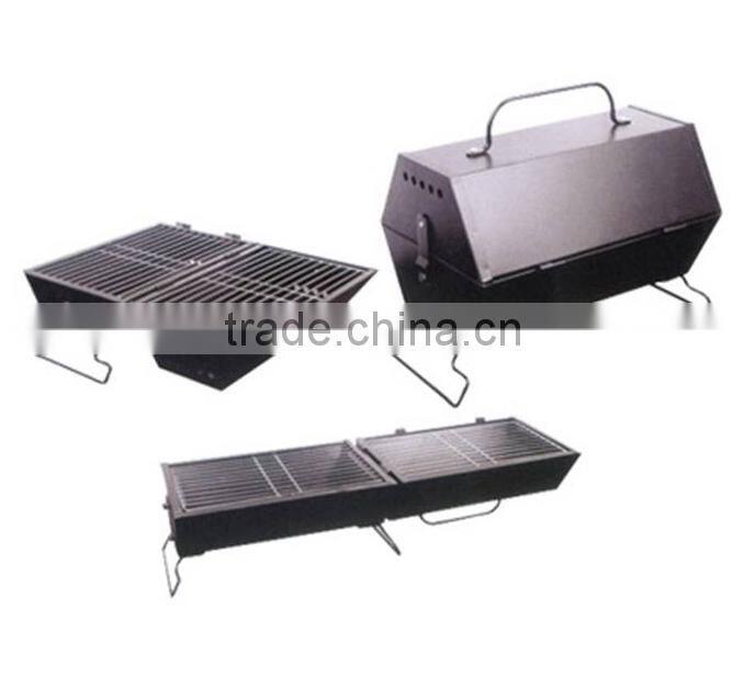 Folding portable smokeless tabletop korean bbq grill