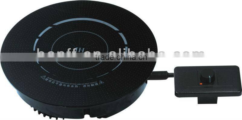 Build in, protable stylish round hotpot induction cooker