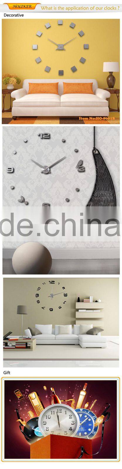 spider man shape wall sticker 3d clock for kids room decor